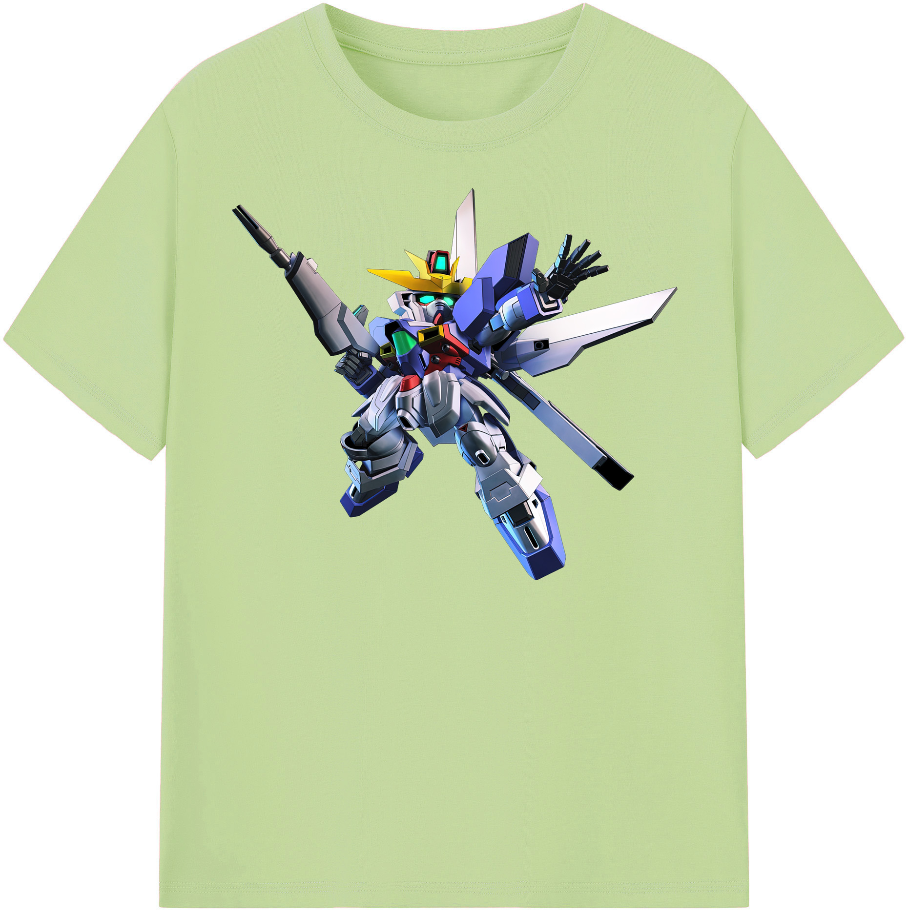 （画像用） 機動戦士ガンダム Mobile Suit Gundam 綿100％半袖Tシャツ（フロントプリント）